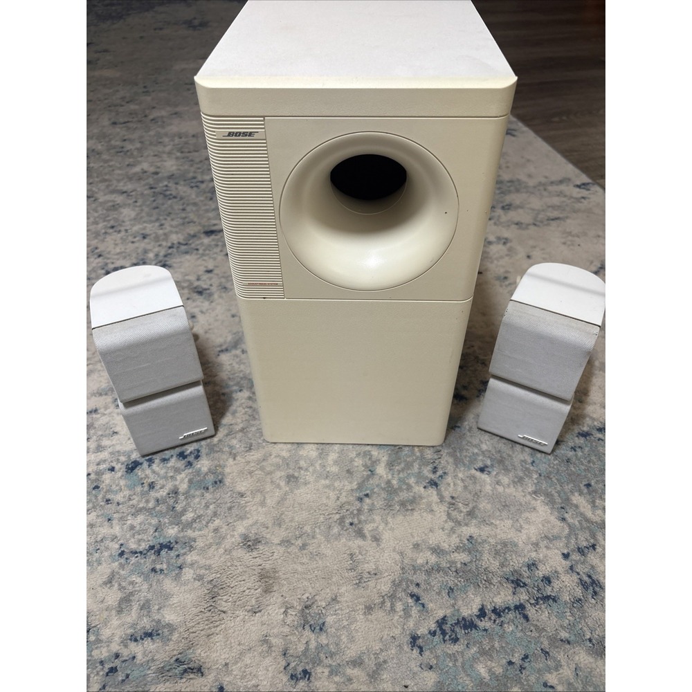 Bose Acoustimass 7 Series II Speaker System Cube Array Speakers/Subwoofer White